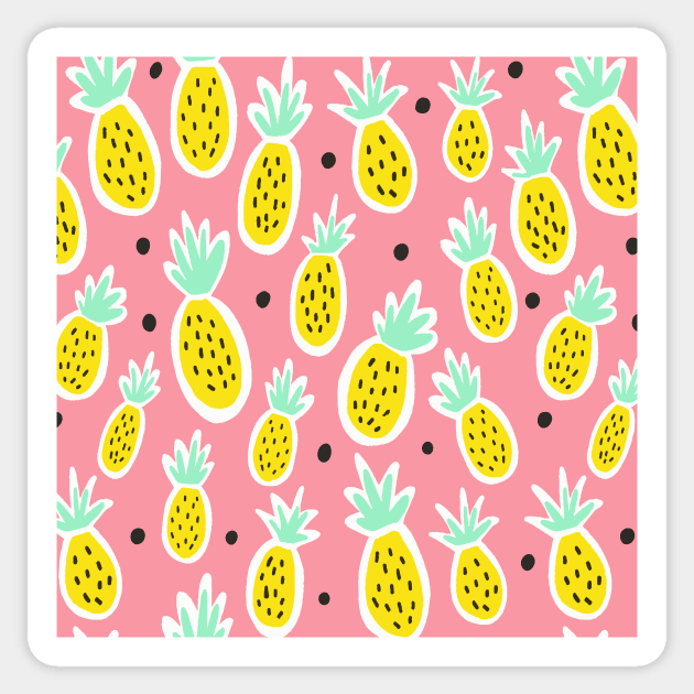 Pineapple Party Sticker by ellolovey